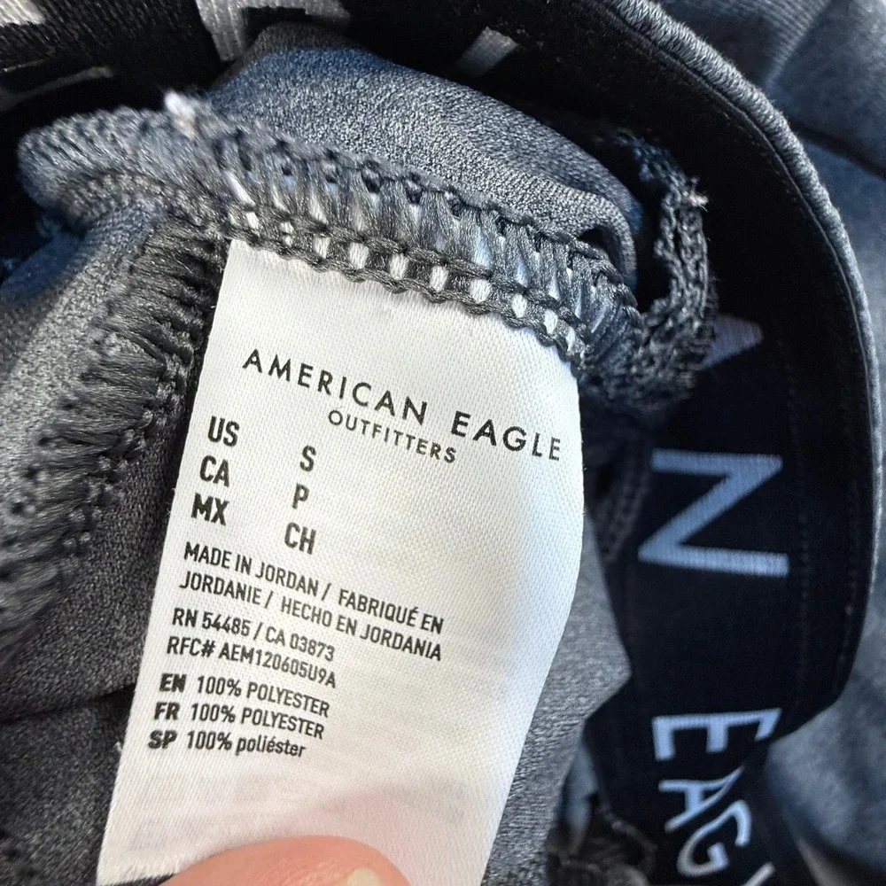 American Eagle Mens Small Gray Active Joggers Tapered Athletic Sweatpants P0678